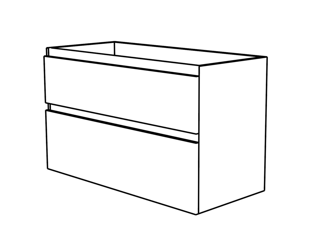 3 TIROIRS AVEC PIEDS